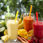 Comfy Package [Case of 3,000] 10 mm Jumbo Smoothie Straws, 8.5" High Plastic Boba and Milkshake - Assorted Colors