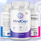 Mindcept Capsules, Official Mindcept Pills with All Natural Ingredients, Advanced Formula Mind Cept Brain Health and Wellness Support with Maximum Strength Active Lifestyle Multivitamins (60 Capsules)