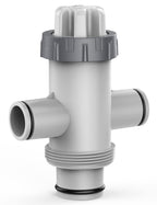 SUMMERBUDDY Split Swimming Pool Hose Plunger Valve, 2 in 1 Hose Plunger Valve Swimming Pool Part for Filter Circulation System