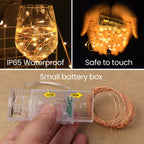 innolife LED Fairy String Lights Battery Operated Timer with Remote Control