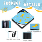 Trading Card Binder 9 Pocket,Card Binder 900 Pockets,Card Book Holder Cards with 50 Removable Sleeves,3-Ring Zip Design MTG/TCG/Sport Collectible Trading Card Albums Gifts for Boys and Girls (Blue)