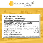 Mickelberry Gardens Throat & Lung Honey Tonic: Wellness Syrup, Natural Sore Throat Relief, Immune Support & Cough Suppressant for Adults & Kids (4 oz, 2 Pack)
