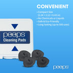 Peeps Carbon Klean Eyeglass Cleaner Replacement Pads, Efficient and Durable Carbon Microfiber Technology - Exclusively Used by NASA (1000 Uses)