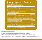 Premier Research Labs CogniTropic - Brain Supplements for Memory and Focus, Focus Supplement, Brain and Memory Power Boost, Clarity Vitamins for Brain, Memory Support - 120 Vegetarian Capsules