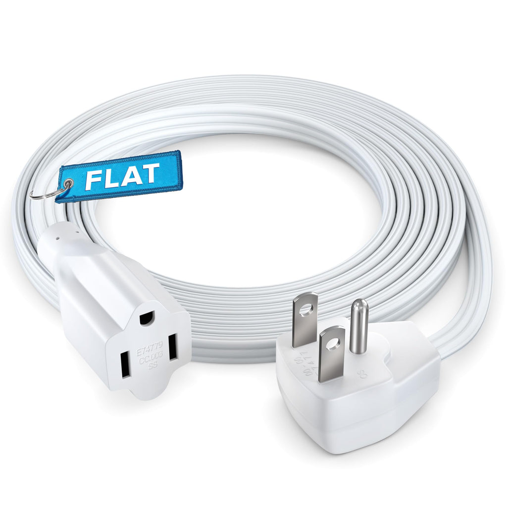 Heavy Duty 6 FT Air Conditioner and Major Appliance Extension Cord UL Certified 14 Gauge, 125V, 15 Amps, 1875 Watts Grounded 3-PRONGED Cord