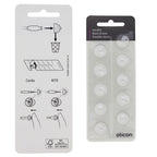Genuine Oticon Hearing Aid Domes MiniFit Double Vent Bass 8mm (0.31 inches - Medium), Oticon Branded OEM Denmark Replacements, Authentic Accessories for Optimal Performance -1 Pack/10 Domes Total