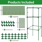 3 Pack 47x15.7x15.7Inches Square Tomato Cages for Garden,Heavy Duty Steel Tomato Trellis for Garden,Cherry Tomato Cage,Durable Tomato Plant Support for Cucumbers and Climbing Vegetables