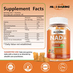 NAD+ Gummies NAD Resveratrol Supplement : NAD Supplements for Women Aging Defense Absorption Than Nicotinamide Riboside Boost Vitamin B3 D3 Sodium Zinc Support Cellular Health Energy and DNA Repair
