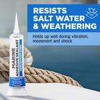 Berkland Marine Adhesive Sealant 5200 Fast Cure, 3 oz White