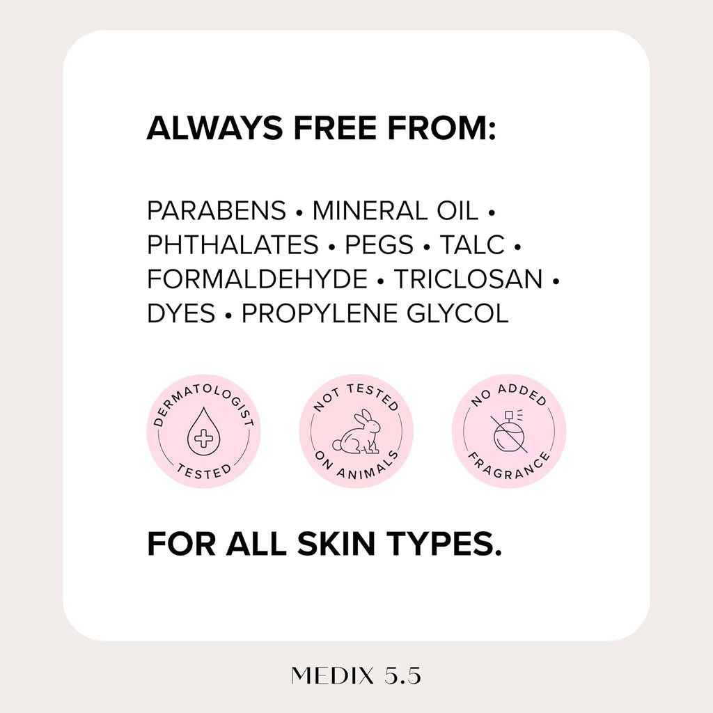 MEDIX Fragrance Free Retinol Face Moisturizer & Body Lotion Crepey Skin Care Treatment | Anti Aging Firming Retinol Cream For Face Targets Loose Crepe Skin, Wrinkles, & Fine Lines, 15 Fl Oz