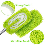Unoutur Reusable Dry Sweeping Cloths Microfiber Wet Mop Pads Compatible with Swiffer Sweeper Mop Replacement Sweeping Mopping pad Refills for Hardwood Surface Floor Cleaning (8PCS)