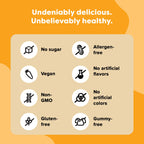Renzo's Invincible Kids Vitamin C with Elderberry Vitamin C and Zinc, Dissolvable Kids Vitamins for Immune Support, Sugar-Free Melty Tabs, Orange Flavor, 60-Count (1-2 Month Supply)