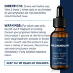 Liquid Pregnenolone Supplement, Sublingual Micronized Liquid for Hormone Balance, Memory & Focus Support, Promote Cognitive Health, Better Absorption Than Capsules, 30 ml