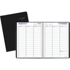 AT-A-GLANCE 2027 Appointment Book Planner, Weekly, 8" x 11", Quarter-Hourly, DayMinder, Black (G5200027)