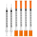 100 Pack 1 ml/cc 31 G 5/16 Inch Syringe, Individually Packed