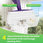Chyodi 42 Count Disposable for Swiffer Wet Pads Refill Replacement for Swiffer WetJet Spray Mop, Extra Strong Dirt Locking and Water Absorbent, Powerful Stain Removal