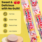 Smarties Candy Giant Rolls - Gluten & Vegan Free - Classic Sweetness From Family Owned Company Since 1949, Peanut & Dairy Free - Individually Wrapped Bulk Halloween Candy- 2.2 Pound (Pack of 2)