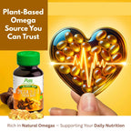 Amazon Andes Sacha Inchi Oil Capsules 500mg - Omega 3 6 9 Fatty Acids from Peru - 100 Softgels - Cold Pressed Virgin Inca Peanut Oil - Plukenetia Volubilis - Vegan Plant Based Non-GMO