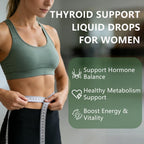 SCEZROB InnerFresh Thyroid Support Drops, Inner Fresh Thyroid Support Liquid Drops for Women, Hormone Balance & Healthy Metabolism Support, with Selenium, Zinc, Iodine, L-Tyrosine & Ashwagandha (1)