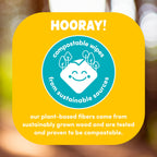 Yipes! Kids Face and Hand Wipes | Compostable Wet Wipes for Sensitive Skin | Individually Wrapped | Classroom Must Haves | Travel Essentials | For Backpacks, Lunchboxes, Classroom Supplies | 4 pack