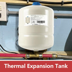 EFIELD Water Heater Expansion Tank, 2.1 Gallon, 3/4 in MNPT Connection, Thermal Pressure Protection, Safe for Potable Water,(TANK001)