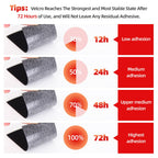Hook and Loop Tape 1in x 20ft, Heavy Duty Adhesion Strip, Slef Adhesive Interlocking Tape, Back Adhesive Mounting Strips, Reclosable Sticky Back Interlocking Nylon Picture Hanging Strips
