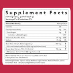 Natrava Beets+ Gummies - Premium Beet Root Powder, Grape Seed Extract and Vitamin C - Supports Healthy Blood Pressure and Heart Health - Low Sugar Nitric Oxide and Circulation Supplement - 50 Gummies
