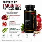 Saba Pomegranate Plus™ | Premium Longevity Support with AstaReal® Astaxanthin & Pomegranate Extract | Advanced Antioxidant Support for Healthy Aging, Cellular Protection & Daily Vitality | 60 Capsules
