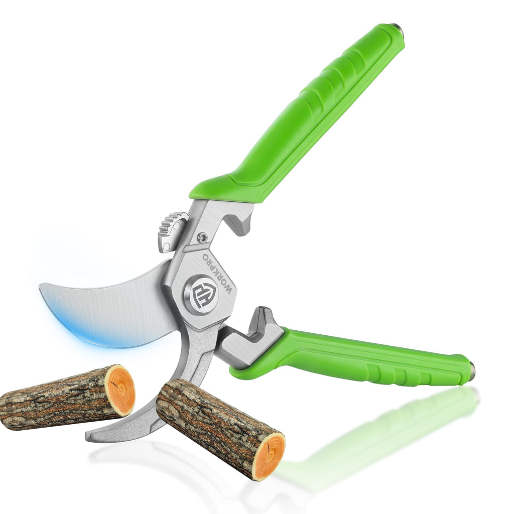 WORKPRO 8.5" Bypass Pruning Shears, Professional Forged Garden Shears