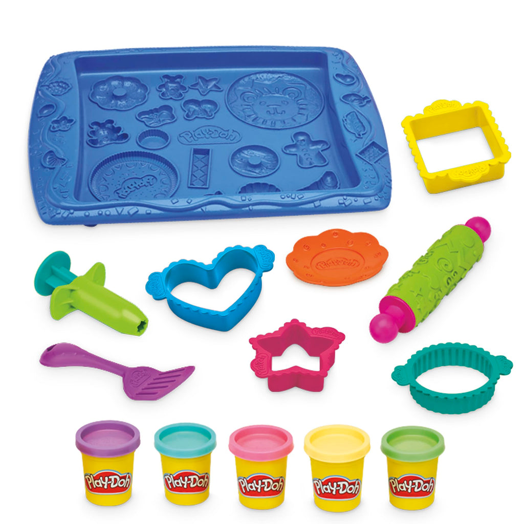 Play-Doh Kitchen Creations Cookie Creations Playset, Kids Arts & Crafts Set, Preschool Play Food Toys, Easter Gifts for Girls & Boys, Ages 3+ (Amazon Exclusive)