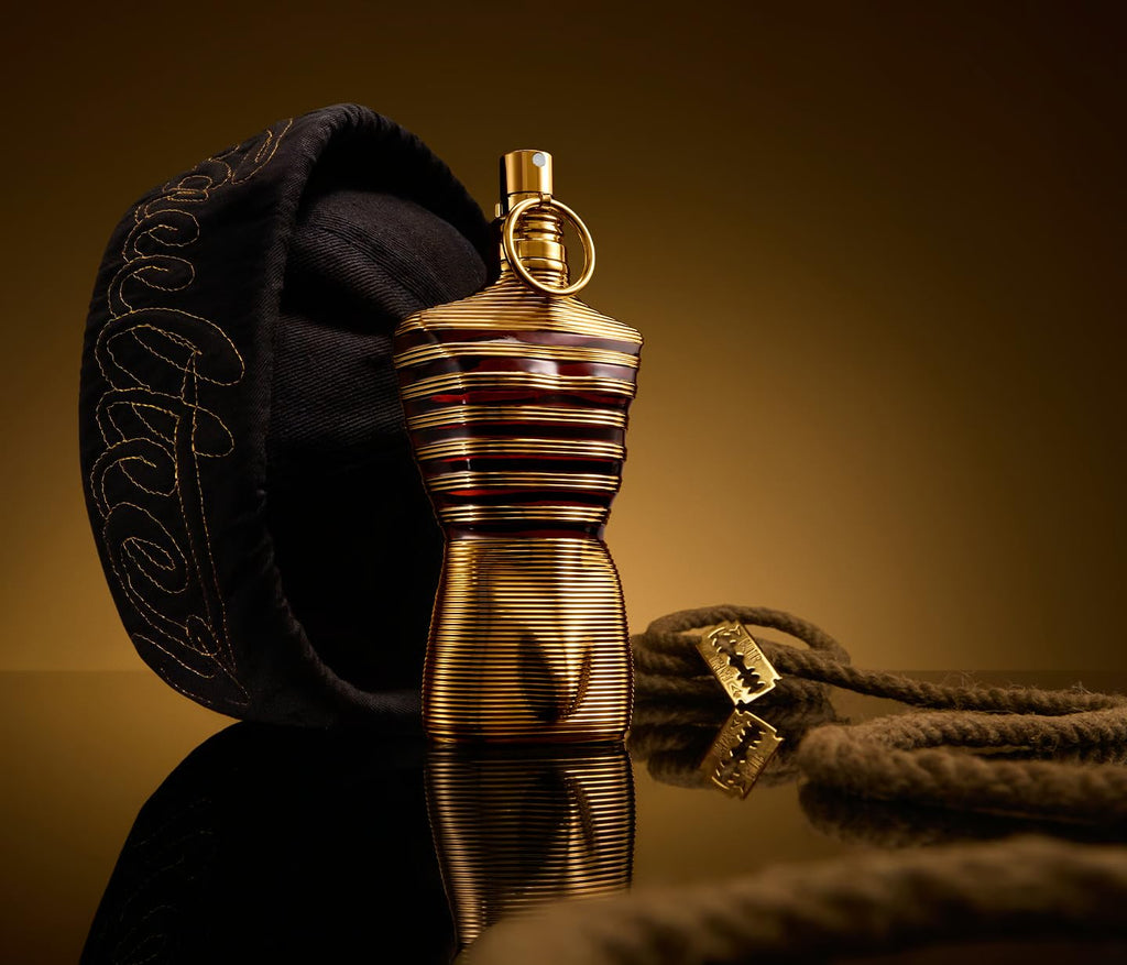 Le Male Elixir by Jean Paul Gaultier for Men - 2 Pc Gift Set 4.2oz Parfum Spray, 2.5oz Shower Gel