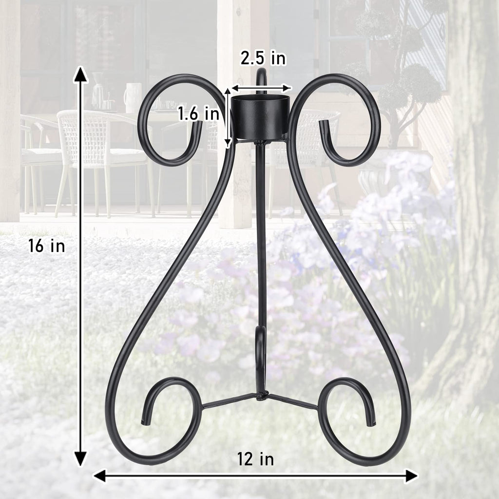 VCUTEKA Gazing Ball Stand, Metal Garden Gazing Globe Stand for 10-12" Globe
