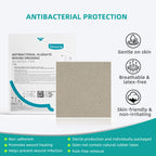 Dimora Upgrade Silver Calcium Alginate Wound Dressing -Antibacterial Non Stick Gauze for Wounds Care, Highly Absorbent Sterile Bandage Pads with Ag, 2'' x 2'' Patches 12 Packs Individual