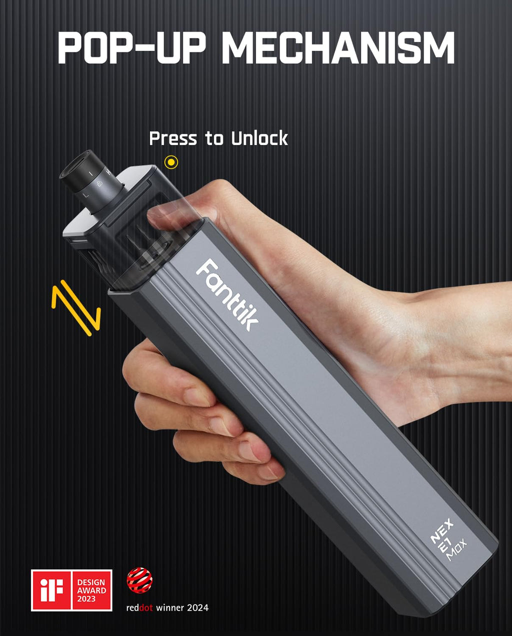 Fanttik E1 Max Electric Screwdriver, Mini Precision Screwdriver Set, 50 Magnetic Bits, Magnetic Storage, 5/32‘’Hex, Repair Tool Kit for Electronics Phone Camera Laptop Watch for Dad