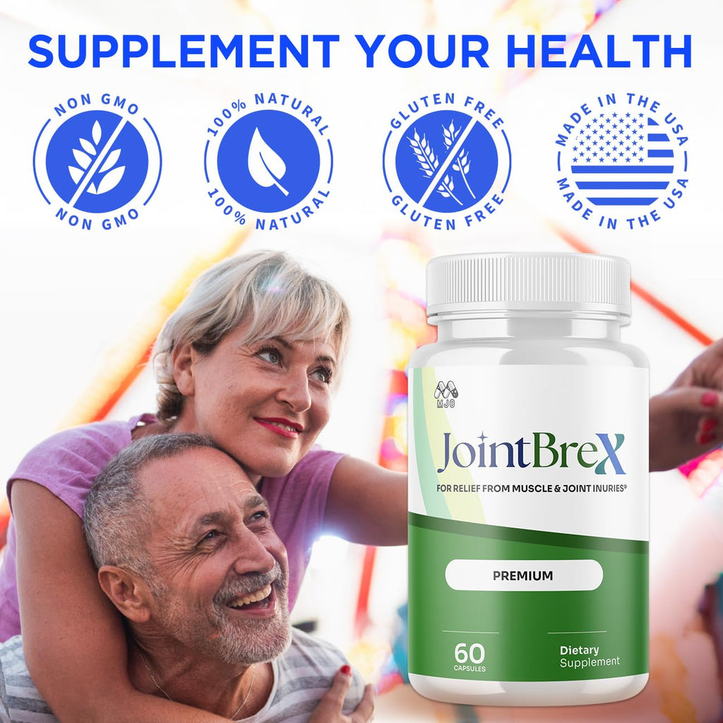 (5 Pack) JointBrex Capsules, Official Joint Brex Pills with All Natural Ingredients, Advanced Overall Health and Wellness Vitamin Supplement Formula with Maximum Strength Multivitamins (300 Capsules)