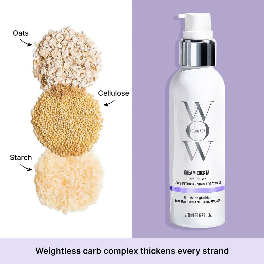 COLOR WOW Dream Cocktail Carb – Carb Infused Thickening Leave-In Treatment