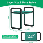 TomCare Garden Kneeler and Seat, 11.14" Kneeling Pad Sturdy Garden Bench