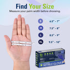 SWIFTLITE Disposable Nitrile Gloves, Food Safe, Latex-Free Powder-Free, Kitchen Rubber Gloves for Cooking, Cleaning and Food Prep (Medium, 300)