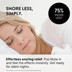 Mute Nasal Dilator Snoring Solution | Medium 3 Pack | Snore Less & Sleep Better | Nasal Strip Alternative | Comfortable Breathing Aids for Better Sleep & Improved Airflow