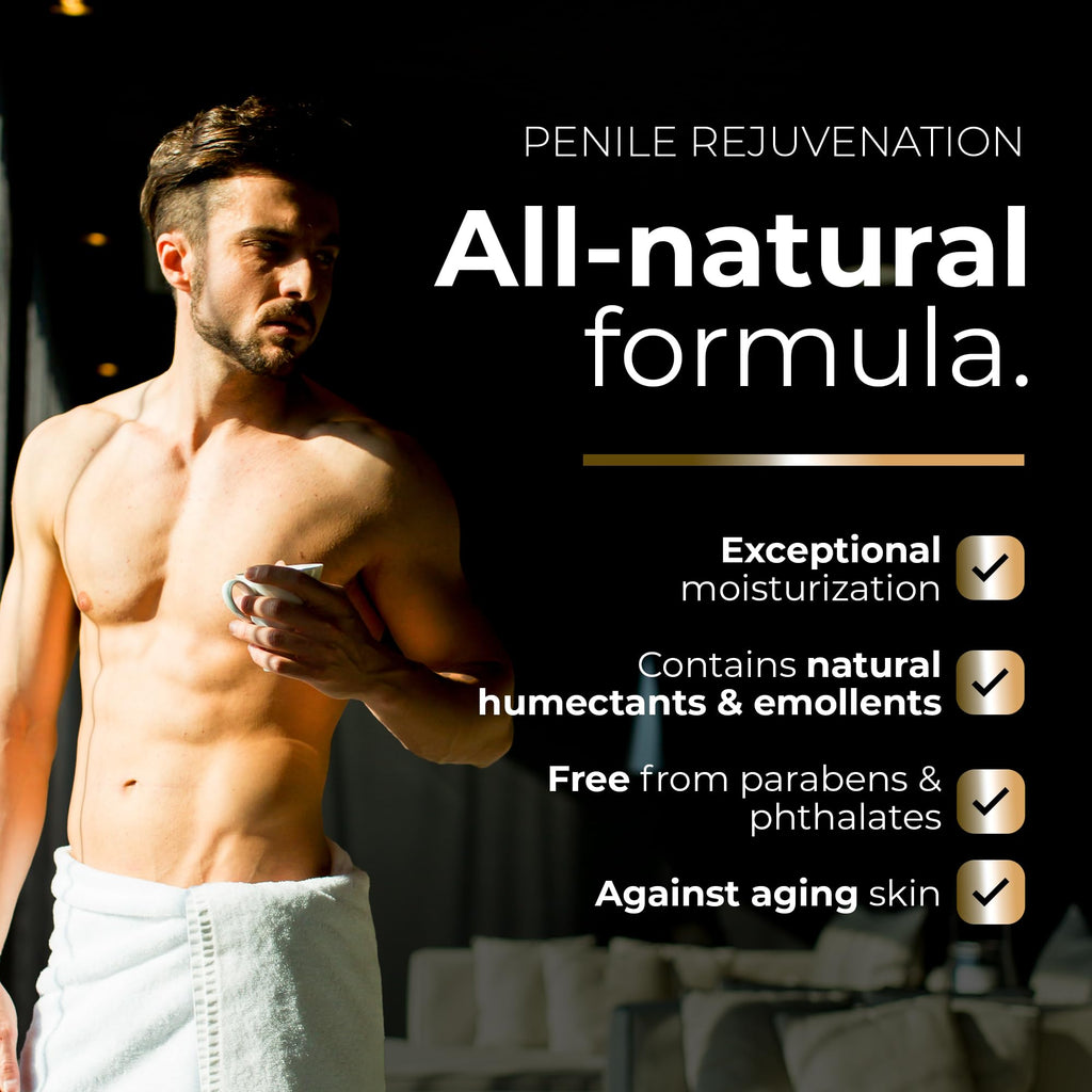 Premium Penile Health Creme for Dry and Sensitive Skin – Hydrating Moisturizer for Men’s Intimate Area – Supports Foreskin Restoration – Fragrance-Free Formula – 4oz