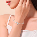 Annmors Baby Girl Bead Charm 925 Sterling Silver for Women Bracelet & Necklace Gifts for New Mom