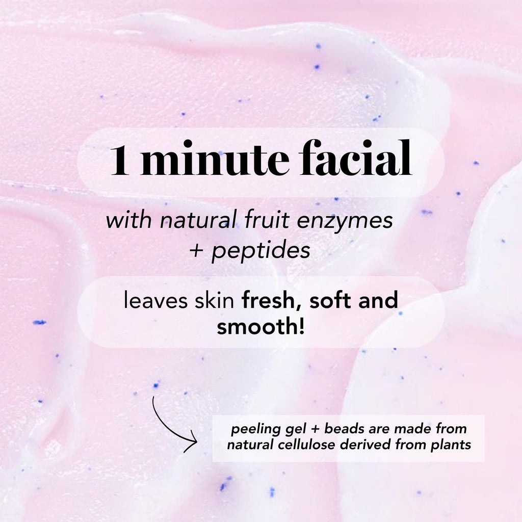 Saturday Skin Rub-A-Dub Refining Peel Gel – Exfoliating Face Wash & Exfoliating Peel Gel, Fruit Enzyme Exfoliator Facial Enzyme Scrub, Dead Skin Remover for Face,Korean Skincare (2.53 Fl Oz / 75ml)