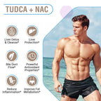 Zingicin TUDCA with NAC Supplement 1200mg - 60 Capsules, 1 Pack