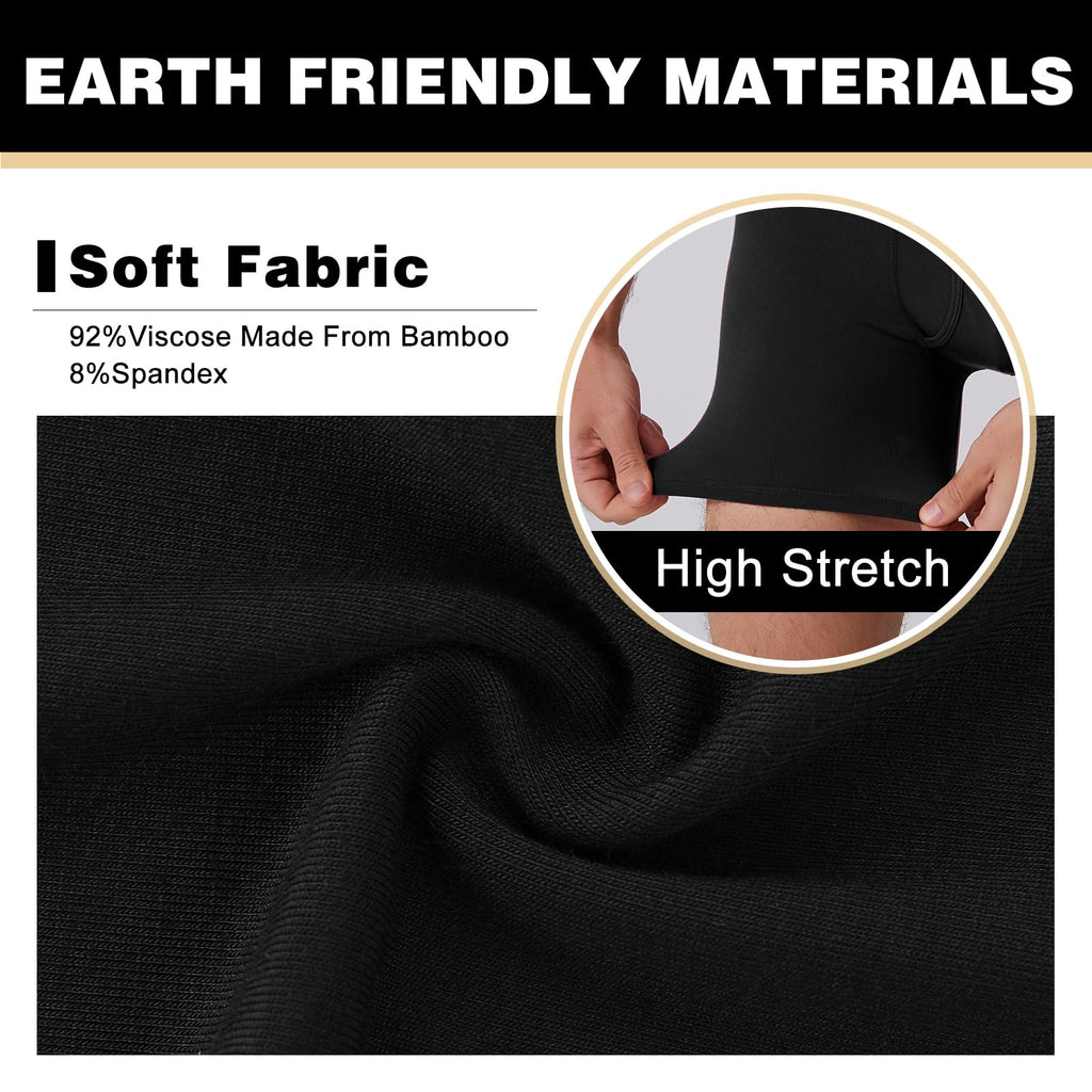 BAMBOO COOL Ultra Soft & breathable Mens Underwear Boxer Briefs Pack