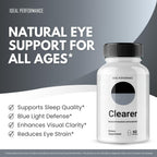 Clearer Vision Support Capsules, Clearer Pills Advanced Formula Eye Health Supplement - All Natural Health & Wellness Vitamin Supporting Vision & Eye Health, Crystal Clear Vision Reviews (2 Pack)