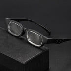 AOMAZE Adjustable Glasses Dial Vision Adjustable Focus Reading Glasses Anti Blue Light Eyeglasses for Men Women