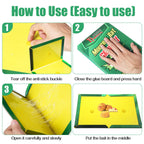 48 Pack Mouse Glue Traps Large Size Mouse Traps Sticky Pad with Enhanced Stickiness Pest Rat Sticky Traps Board for Rodent Cockroach and Other Insects House Indoor Outdoor