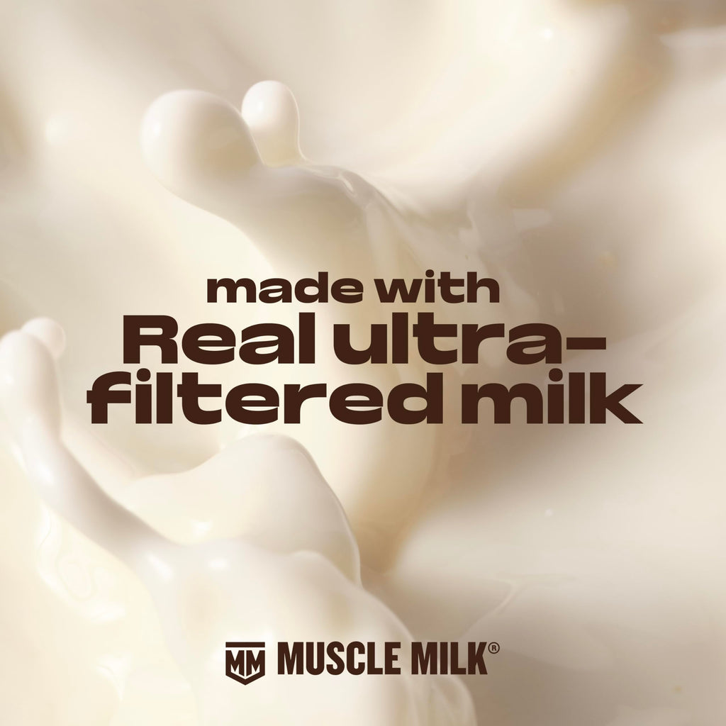 Muscle Milk High Protein Shake, Strawberry, 11 fl oz Cartons (12 Pack)
