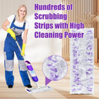 80 Pack Power Mop Refills for Swiffer Power Mop，Unscented&Thickened Multi-Surface and Wood Spray Mops for Floor Cleaning