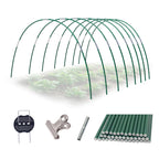 Garavigo Garden Hoops Kit for Raised Beds, Plant Cover Support Hoops